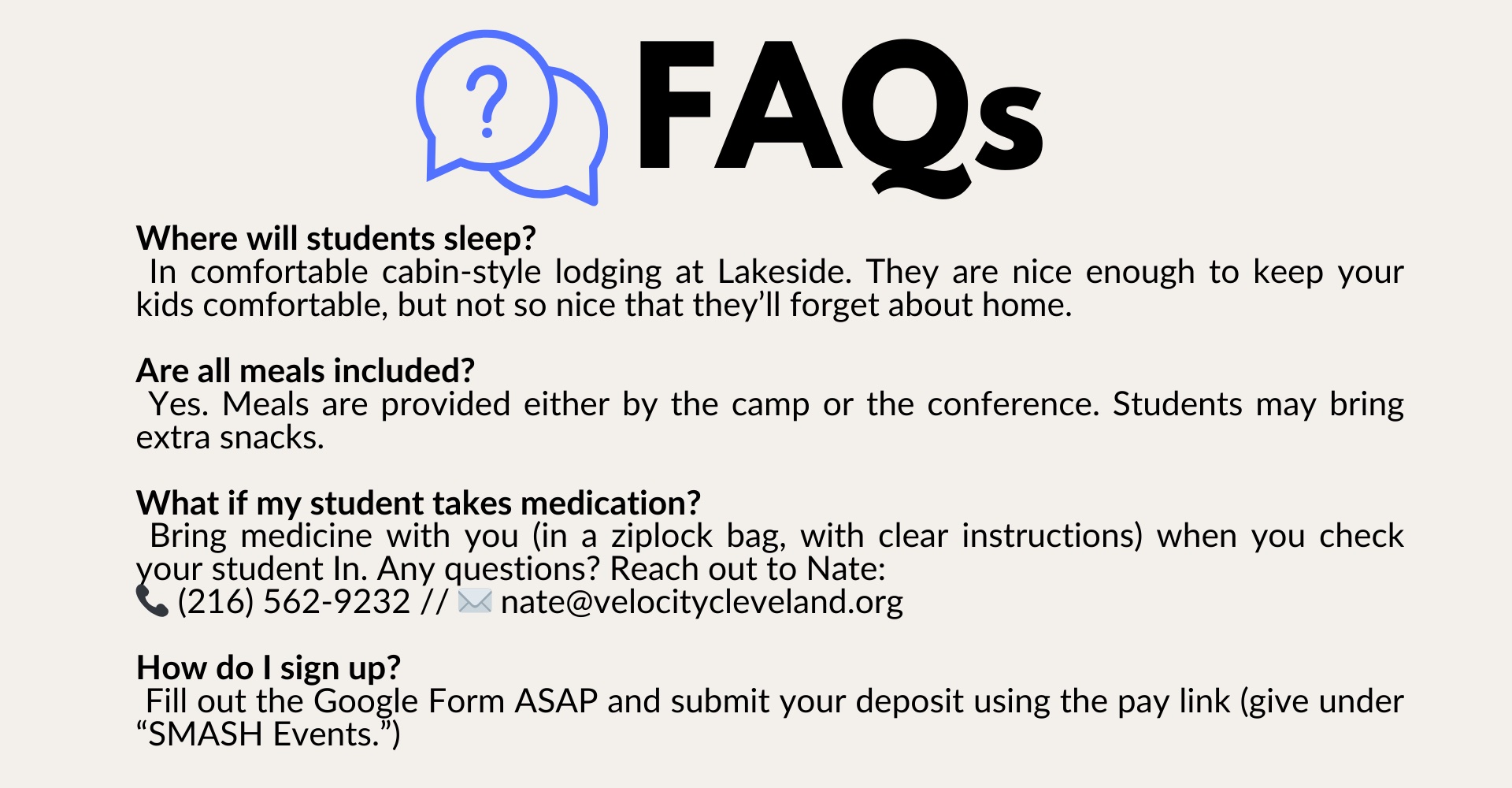 PARENT CHECKLIST - 6